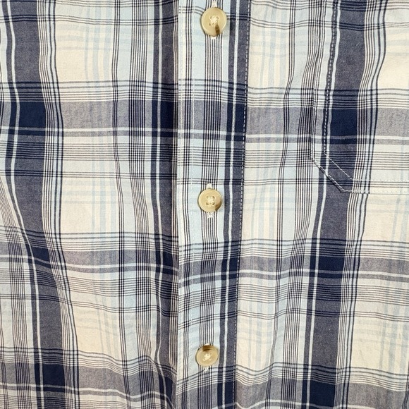Blue Mountain Men's L Button Down LS Plaid 98% Cotton SEE DESCRIPTION - Picture 8 of 16